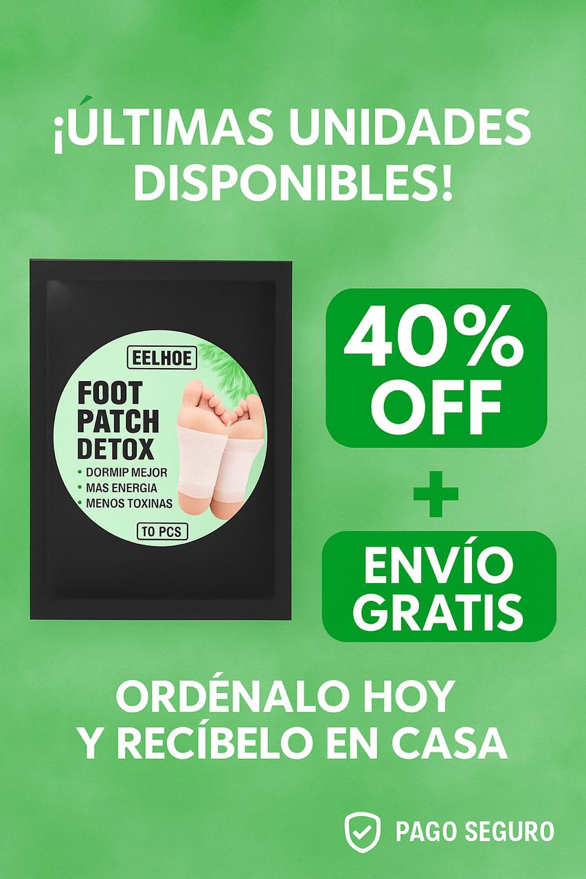 Parches Detox Para Pies